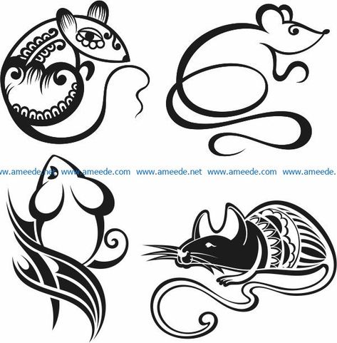 Mouse art file cdr and dxf free vector download for print or laser engraving machines – Download Free Vector Mole Idea, Mouse Tattoos, Mouse Art, Free Vector Files, Mouse Print, Laser Engraving Machine, Embroidery Motifs, Vector Free Download, Art File