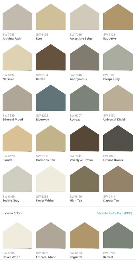 Sherwin Williams/HGTV HOME Neutral Nuance Color Palette: Tuscan Paint Colors, Bracing Blue, Cascade Green, Tuscan Walls, Tuscan Colors, Copen Blue, Rustic Paint, Tuscan Design, Smokey Topaz