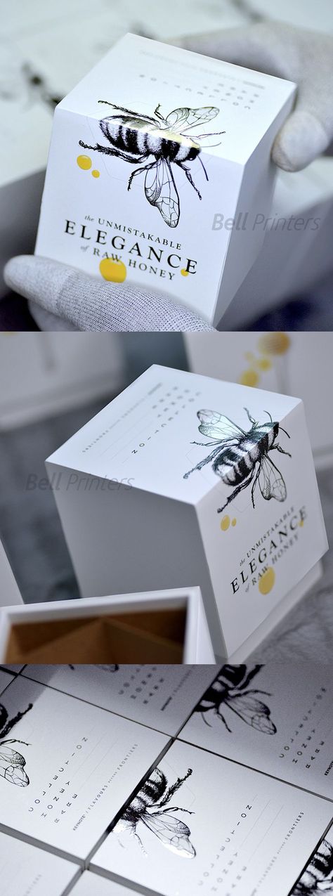 Luxury honey Packaging boxes Manufacturer | honey box supplier | honey bottle packaging box Honey Box Packaging Design, Honey Packing Ideas, Honey Box Packaging, Honey Bottle Packaging, Honey Packaging Ideas, Honey Packaging Design, Honey Branding, Rigid Box Packaging, Honey Bee Box