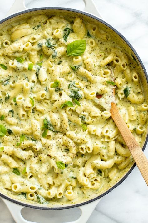 Pesto Mac And Cheese, Green Mac And Cheese, Shrimp Linguini, Cheesy Mac, Truffle Mac And Cheese, Cheddar Mac And Cheese, Cheesy Mac And Cheese, St Patties, Pasta Sides