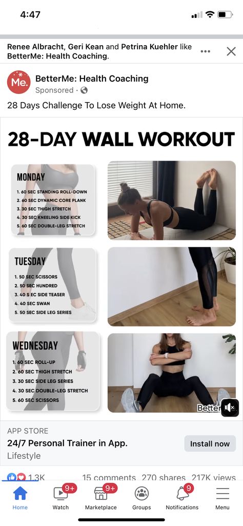 Wall Pilates Workout 28 Days, 28 Day Challenge Wall Exercises, 28 Day Wall Challenge, 28day Wall Pilates Challenge, 28 Day Wall Workout Challenge, 28 Wall Pilates Challenge, 28 Day Wall Pilates Workout, Betterme Workout, 28 Day Wall Pilates Challenge Free Chart