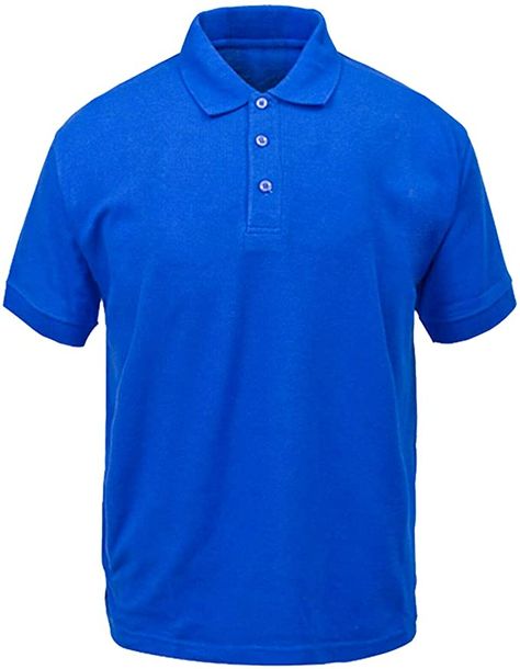 Mens Polo Pique Shirt Short Sleeve Plain T-Shirt Classic Collared Sports Golf Tennis Sportswear Leisure Gents T Top Shirts Active Casual Gym Work Summer T Shirt Tee Top Size XS-4XL (Royal Blue, 2XL) : Amazon.co.uk: Clothing Blue Polo Shirt Outfit Women, Corporate T-shirt, Birth Colors, Polo Shirt Outfits, Plain Polo Shirts, Pique Shirt, Mens Polo T Shirts, Shirt Folding, Plain T Shirt