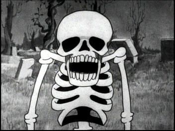 'The Skeleton Dance' (1929) I watched this cartoon often when I was little :) Disney Skeleton Dance, The Skeleton Dance, Disney Skeleton, Swing Tattoo, Skeleton Meme, Cartoon Skeleton, Skeleton Funny, Cd Artwork, Skeleton Dance