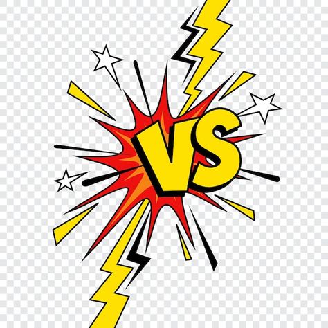 Comic vs or versus design of comics book... | Premium Vector #Freepik #vector #duel #clash #battle #confrontation Versus Design, Superhero Pop Art, Comic Book Background, Pop Art Background, Comics Logo, Adobe Photoshop Design, Youtube Banner Design, Design Comics, Youtube Design