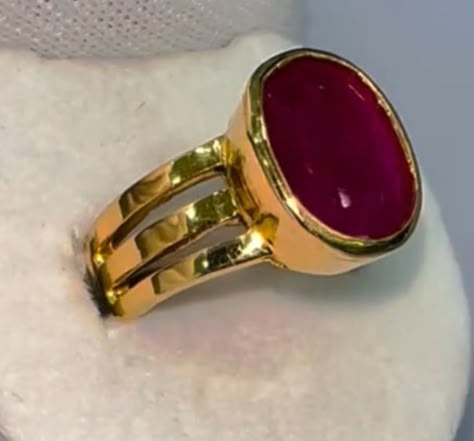 Ruby And Diamond Ring For Men, Single Stone Rings, Finger Ring Design, Ruby Ring Designs, Diamond Ring For Men, Man Gold Bracelet Design, Gold Bracelet Design, Stone Rings For Men, Ruby Solitaire Ring