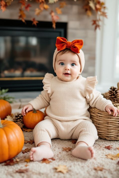 baby thanksgiving outfit Toddler Thanksgiving Photoshoot, Thanksgiving Photoshoot Family Pictures, Modern Outfit Ideas, Formal Outfit Ideas, Winter Date Night Outfit, Thanksgiving Style, Thanksgiving Baby Outfits, Girls Thanksgiving Outfit