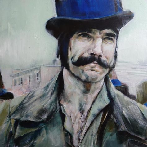 Bill the Butcher (Daniel Day Lewis) Painting from Gangs of New York (2002) Bill The Butcher Tattoo, Butcher Tattoo, Bill The Butcher, Daniel Day Lewis, Eye Tattoos, Gangs Of New York, Daniel Day, Day Lewis, Interesting Pictures