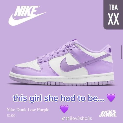 Lavender Dunks, Purple Dunks, Aestethic Photo, Cute Jordans, Dunk Lows, Jewelry Wishlist, Pretty Shoes Sneakers, Jordan 4s, Teen Outfits