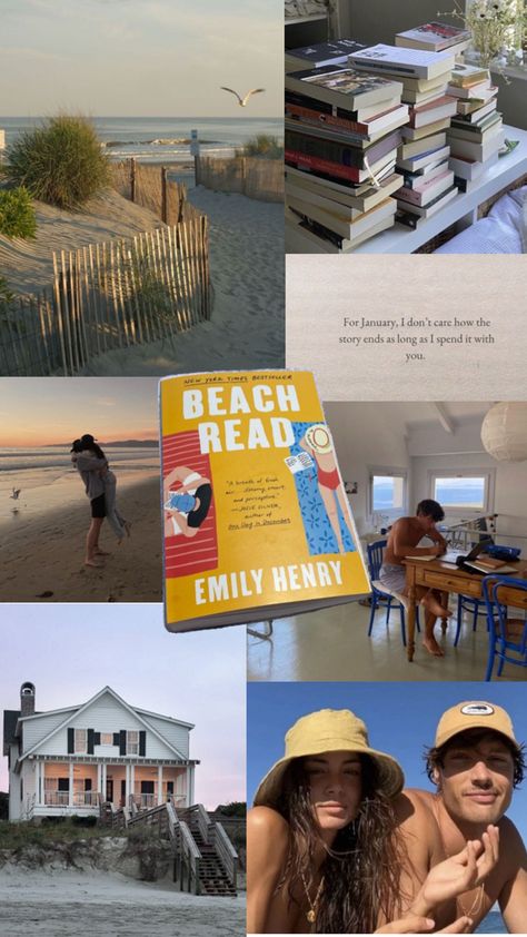 book aesthetic, january and gus January And Gus, Gus And January, Emily Henry Aesthetic, Aesthetic January, Henry Aesthetic, Beach Reads, Emily Henry, Beach Read, Beach Reading