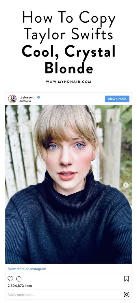 How To Copy Taylor Swifts Cool, Crystal Blonde Taylor Swift Blonde Hair, Beige Ash Blonde Hair, Taylor Swift Hair Color Formula, Taylor Swift Blonde Hair Colour, Blonde Hair Taylor Swift, Taylor Swift Hair Color, Cream Blonde Hair, Beige Hair Color, Taylor Swift Platinum Blonde