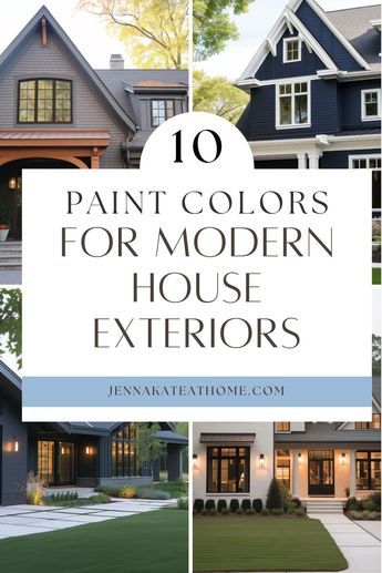 Repaint Exterior House, Exterior Paint And Trim Combinations, Monochromatic Home Exterior, 1990 House Remodel Exterior, Paint Schemes Exterior House, Modern Exterior Paint Colors For House, Exterior Craftsman Colors, Trending Exterior House Color 2024, Dark Home Exterior Colors