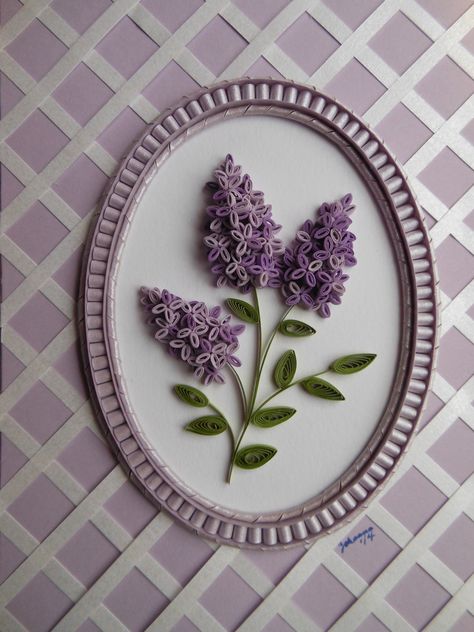 quilling - lilacs Diy Quilling Crafts, Quilling Flower Designs, Arte Quilling, Paper Quilling Tutorial, Paper Quilling For Beginners, Paper Quilling Flowers, Paper Quilling Cards, Quilling Work, Art Quilling