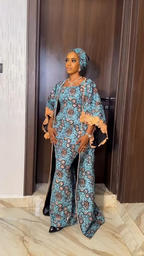 Arewa beauty in Women Latest Fashion Clothing, Arewa Hausa Ankara Gown Style, Modest Bazin Styles, Kapala Designs For Women Gown, Modest Ankara Dress Styles, Modest African Dresses, Hausa Styles For Women, Ankara Boubou Styles For Women, African Design Dresses Ankara