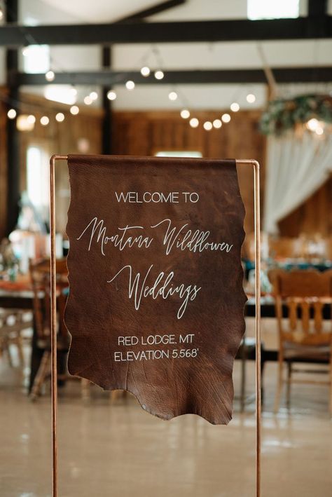 Glam Ranch Wedding, Leather Party Decor, Western Backdrop Wedding, Cowhide Backdrop Wedding, Western Weddings Wedding Ceremony Decor, Glam Western Wedding, Indoor Outdoor Wedding Reception, Leather Wedding Sign, Western Glam Decor Party