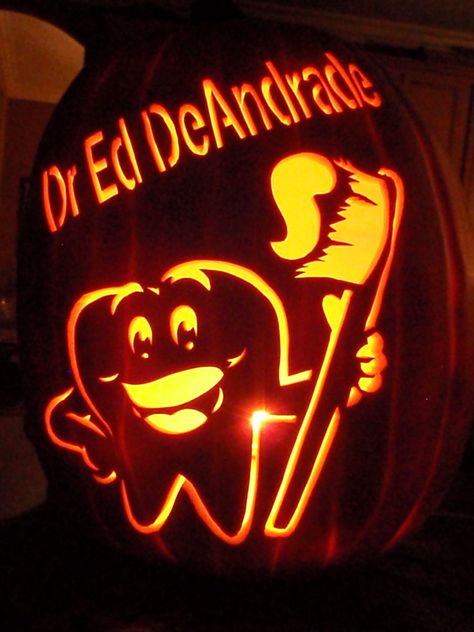 Happy Halloween from Anthem Perioodntics and Dental Implants Dentist Pumpkin Carving, Pumpkin Carving Ideas Dental, Dental Pumpkin Carving Ideas, Dentist Pumpkin Ideas, Dental Pumpkin Decorating Contest, Dental Pumpkin Ideas, Dental Decor, Dental Halloween, Ortho Office