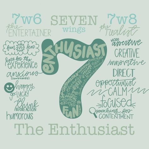 Lauren Sheffield on Instagram: “ENNEAGRAM 7 WINGS: The Entertainer & The Realist  Six Wing: Sevens with a Six wing add the capacity to understand situations as being both…” Enneagram Type 7 Wing 8, 7 Wing 6 Enneagram, Enneagram 7 Wing 8, 7 Wing 8, 7 Enneagram, Type 7 Enneagram, Enneagram 7, Meyers Briggs, The Entertainer