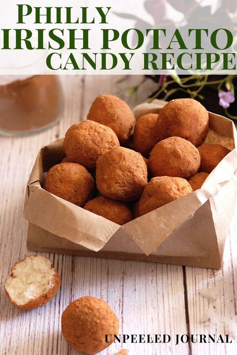 Irish Candy Potatoes, Irish Potatoes Candy, Irish Potato Recipes, Potatoe Candy Recipe, Irish Potatoes Recipe, Irish Treats, Irish Potato Candy Recipe, Potato Candy Recipe, Irish Candy