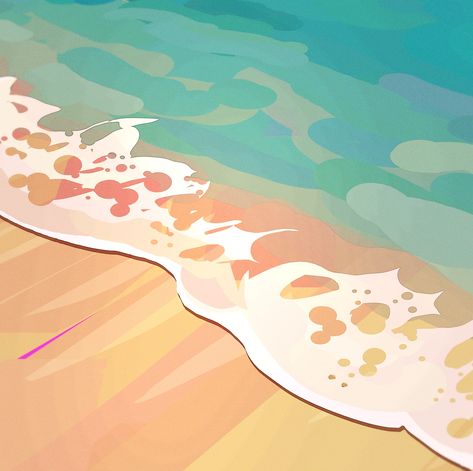 ArtStation - Sketches & Studies 53 Ocean Life Art, Henry Wong, Sea Murals, Moomin Cartoon, Sea Drawing, Ocean Landscape, Wave Painting, Sea Painting, Wave Art