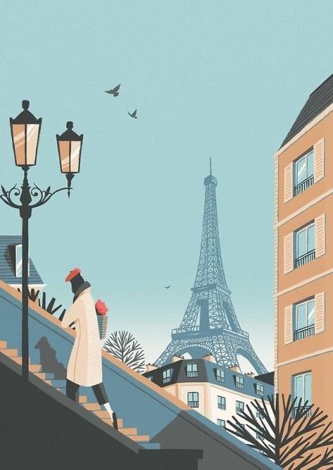 Torre Eiffel Paris, Paris Illustration, City Painting, City Illustration, Paris Art, Travel Illustration, Paint By Numbers, The Eiffel Tower, Pictures To Paint