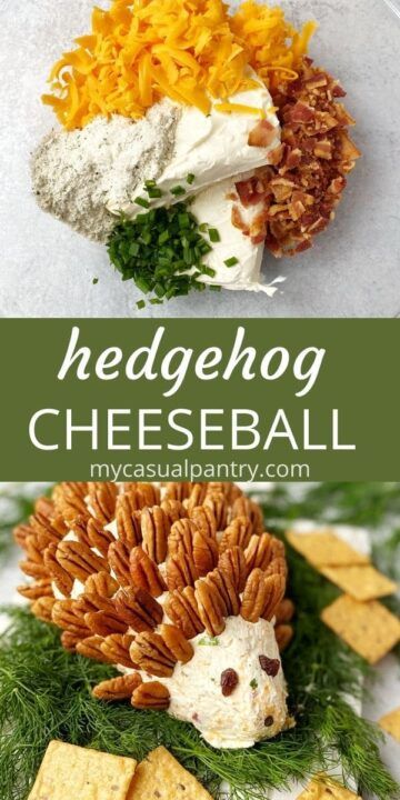 Hedge Hog Cheese Ball Recipe, Hedgehog Cheeseball Recipe, Hedgehog Party Food, Porcupine Cheeseball, Woodland Desserts, Graduation Foods, Hedgehog Cheese Ball, Hedgehog Cheeseball, Woodland Food