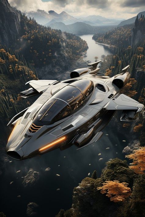 Futuristic Ships Spaceship Concept, Futuristic Aircraft, Futuristic Spaceship, Concept Vehicles Sci Fi, Futuristic Cars Design, Stealth Aircraft, Space Fighter, Space Ships Concept, Luxury Private Jets