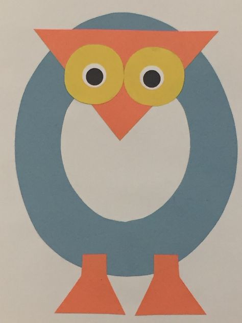 Letter O Crafts For Preschoolers Owl, Letter O Art Preschool, O Is For Craft, O Is For Owl Craft, Letter K Crafts For Toddlers, Letter O Crafts For Preschoolers, Letter I Craft For Preschoolers, Letter O Art, Dayhome Activities