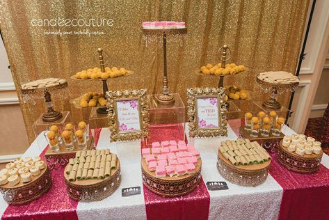 Indian Wedding Dessert Table, Mehendi Dessert Table, Indian Dessert Table, Catering Presentation, Sweets Display, Mehndi Event, Indian Desert, Haldi Decor, Eid Decor