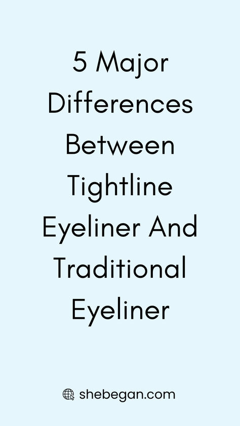 Tightlining is a makeup technique that involves applying eyeliner to the inner rim of the upper eyelid, also known as the waterline.

This technique creates the illusion of thicker, fuller lashes and a more defined lash line. It is a subtle way to enhance your eyes, and it is different from traditional eyeliner techniques, like applying it on the upper lash line.

In this article, we will explore how tightline eyeliner differs from traditional; eyeliners. Upper Waterline Eyeliner, Lined Eyes Eyeliner, Eye Lining Styles, Eyeliner Placement, Eyeliner Tightlining, Tight Line Eyeliner, Waterline Eyeliner Looks, Tightline Eyes, Best Eyeliner For Tightlining