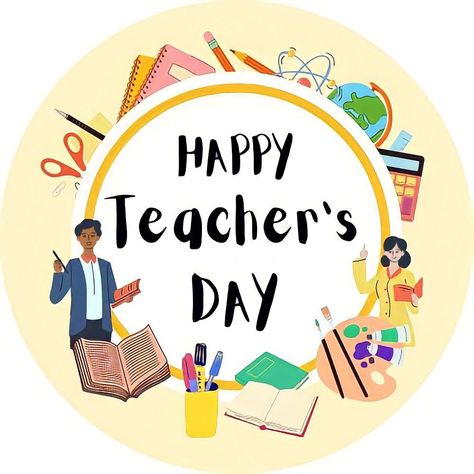 Happy teachers day illustration Teachers Day Cake Topper Printable Pink, Happy Teachers Day Tag Printable, Happy Teacher's Day Printable, Happy Techar Day Wishes, Happy Teachers Day Printable Topper, Happy Teacher's Day Sticker, Teachers Day Printable Topper, Happy Teachers Day Logo, Happy Teachers Day Printable