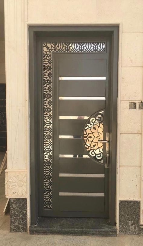 Iron Safety Door Design, Stairs Grill Design, سلالم حلزونية, Latest Gate Design, Latest Door Designs, Fence Gate Design, Grill Gate Design, Metal Doors Design, Steel Door Design