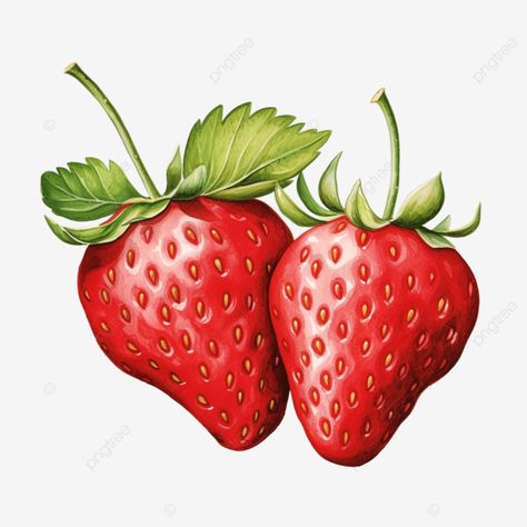 strawberry fresh fruit illustration color painting strawberry berries red png Strawberry Clipart, Strawberry Png, Strawberry Watercolor, Red Png, Fruit Clipart, Islamic Holidays, Logo Animal, Bottle Images, Vintage Strawberry