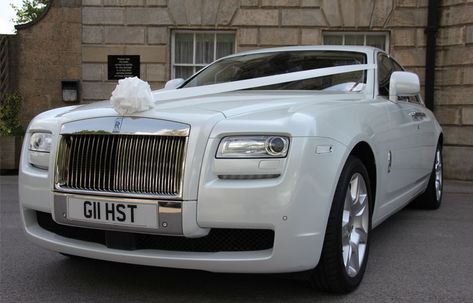 Wedding Cars | Wedding Car Hire - Cupid Carriages Prom Car, Rolls Royce Logo, Mum Wedding, Rolls Royce Ghost, Wedding Transport, Bridal Car, Car Wedding, Wedding Car Hire, Wedding Cars