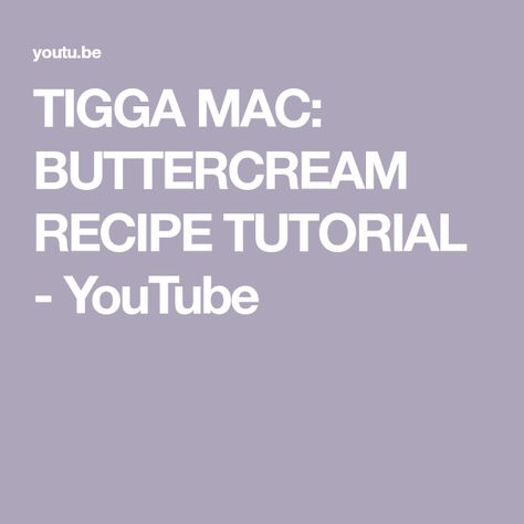 Tigga Mac, Decorator Frosting, Recipe Tutorial, Buttercream Recipe, Buttercream Icing, Animal Cookies, Cake Icing, Meringue, Decorating Tips