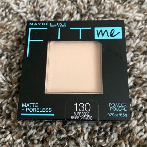 Fit me Maybelline powder color 130 Maybelline Powder, Fit Me Powder, Makeup List, Maybelline, Brand New, Makeup, Plus Fashion, I Love, Fashion Tips