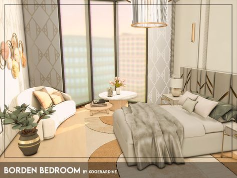 Bed Sims 4 Cc, Sims 4 Rooms, Artsy Bedroom, Fancy Bed, Fancy Bedroom, Sims 4 Bedroom, Resource Room, Perfect Night, Small Outdoor Spaces