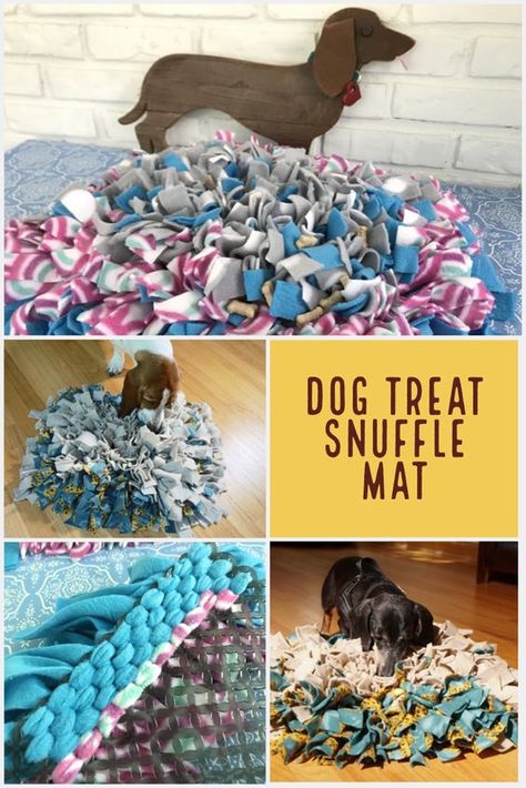 Snuffle Mat Diy, Homemade Dog Toys, Dogs Diy Projects, Snuffle Mat, Diy Dog Toys, Dog Enrichment, Diy Dog Bed, Diy Dog Treats, Dog Area