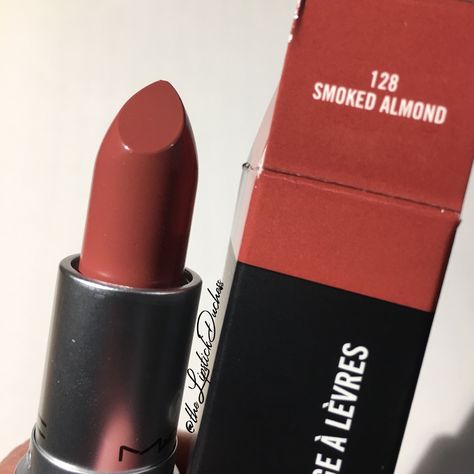 Smoked Almond Mac Lipstick, Mac Smoked Almond Lipstick, Mac Smoked Almond, Almond Color, Lip Colours, Mac Lipsticks, Rosé Brown, Homemade Bath Products, Glamour Makeup