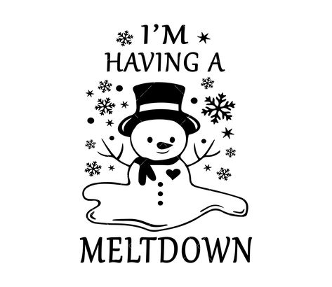 I’m Having A Meltdown SVG for Cricut and Silhouette. Snowman SVG file. You can use these SVG Files for both PERSONAL and COMMERCIAL purposes. Check the Help Center “license” section for more information. THIS IS A DIGITAL DOWNLOAD ONLY NO PHYSICAL ITEM WILL BE SHIPPED INSTANT DOWNLOAD IN A ZIP FILE 📁 1 SVG file ... Winter Humor, Snowman Svg, Cricut Christmas Ideas, Kids Notes, Cricut Baby, Holiday Nail Designs, Cute Shirt Designs, Christmas Svg Files, Svg For Cricut