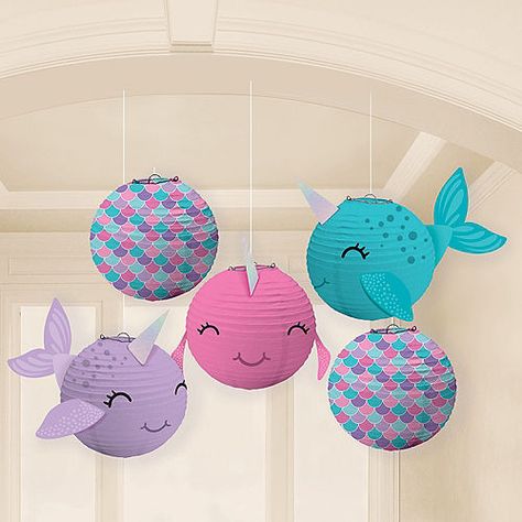 Mermaid Birthday Decorations, Mermaid Party Supplies, Mermaid Birthday Party Decorations, Mermaid Theme Birthday Party, Mini Lanterns, Halloween Kit, Diy Balloon Decorations, Mermaid Baby Showers, Balloon Shop