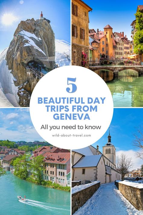 5 Beautiful Day Trips from Geneva, Switzerland One Day In Geneva Switzerland, Geneva Switzerland Winter, Geneva Travel, Lake Geneva Switzerland, Switzerland Summer, Travel Maldives, Switzerland Travel Guide, Switzerland Itinerary, Switzerland Tour