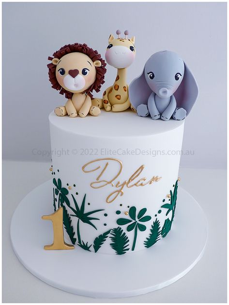 Zoo Theme Kids Birthday Cake in Sydney, Safari theme cakes by EliteCakeDesigns Sydney Birthday Cake Safari Theme, Zoo Cake Birthday, Zoo Theme Birthday Cake, Birthday Cake Zoo Theme, Zoo Birthday Cake Girl, Dear Zoo Birthday Cake, Zoo Theme Birthday, Animal Theme Birthday, Unique Birthday Cakes