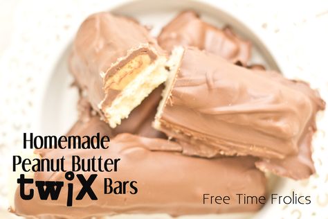 Homemade Peanut Butter Twix Bars, Peanut Butter Twix Bars, Twix Bars Recipe, Twix Recipe, Peanut Butter Twix, Twix Bars, Twix Bar, Twix Cookies, Peanut Butter Candy