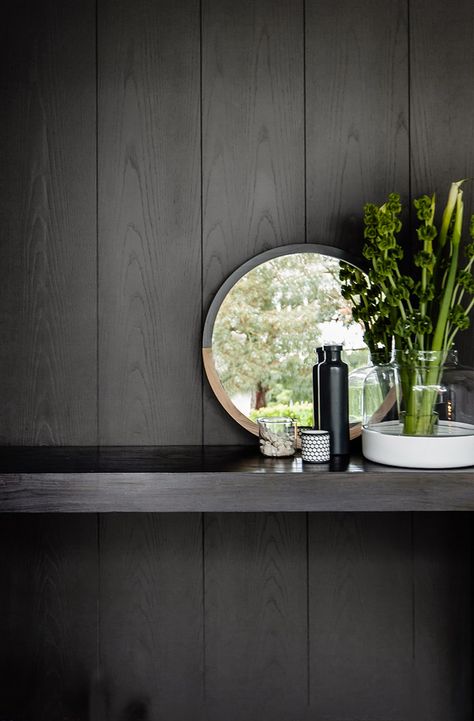 Studio You Me | Brighton Residence Timber Paneling, Vignette Styling, Interior Tips, Interior Design Work, Kitchen Installation, Ship Lap Walls, Black Bathroom, Of Wallpaper, Design Firms