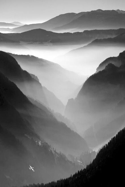 Clouds and Mountains Grayscale Landscape Clouds And Mountains, Black And White Picture Wall, Black And White Landscape, Landscape Background, Tableau Art, Black And White Aesthetic, White Picture, Sun Rays, Black And White Pictures