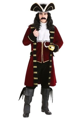 Captain Hook Costume Hook Costume, Captain Hook Costume, Realistic Costumes, Pirate Costume Diy, Pirate Hook, Captain Costume, Red Velvet Jacket, Pirate Halloween Costumes, Valentine Diy