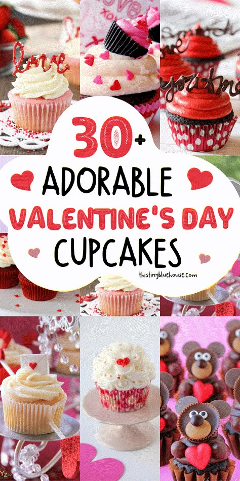 Make Valentine's Day extra sweet with these beyond adorable Valentine's Day Cupcake Recipes. Valentine Deserts, Valentines Cupcakes Decoration, Chocolate Raspberry Cupcakes, Buttercream Frosting For Cupcakes, Valentines Recipes Desserts, Valentines Snacks, Valentines Baking, Valentine Day Cupcakes, Valentine Desserts