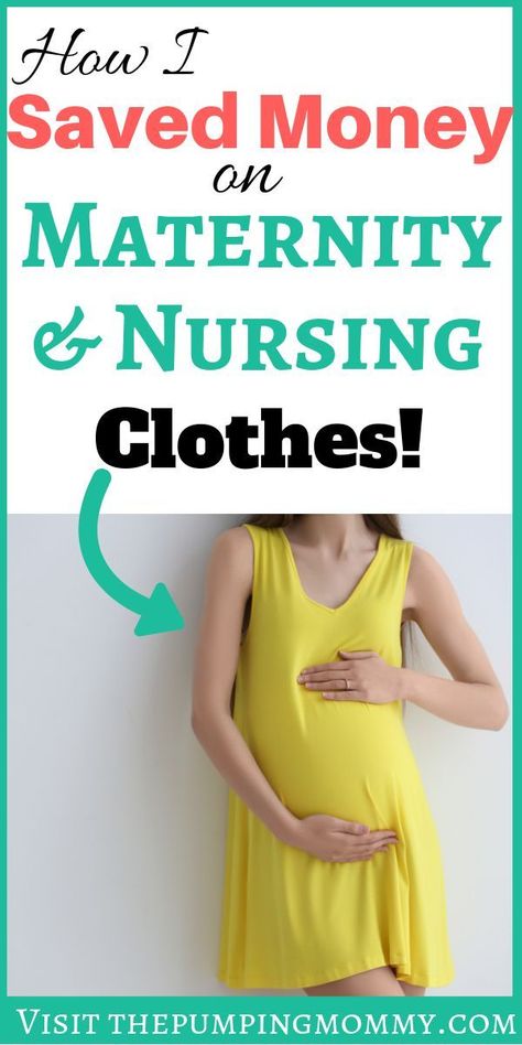 How to Save Money on Maternity and Nursing Clothes-Maternity and Nursing clothes are NOT cheap! Find out how to save money by finding clothes that work as both! All in one nursing and maternity clothes aren't hard to find. Follow these tips to save money on maternity clothes and fill your closet with nursing clothes at the same time! #SaveonMaternityClothes #MaternityandNursingClothes #NursingClothes Nursing Clothes Hacks, How To Breastfeed Newborns, Pregnancy First Trimester, Pumping At Work, Clothes Hacks, Exclusively Pumping, Tips To Save Money, Breastfeeding Clothes, Breastfeeding And Pumping