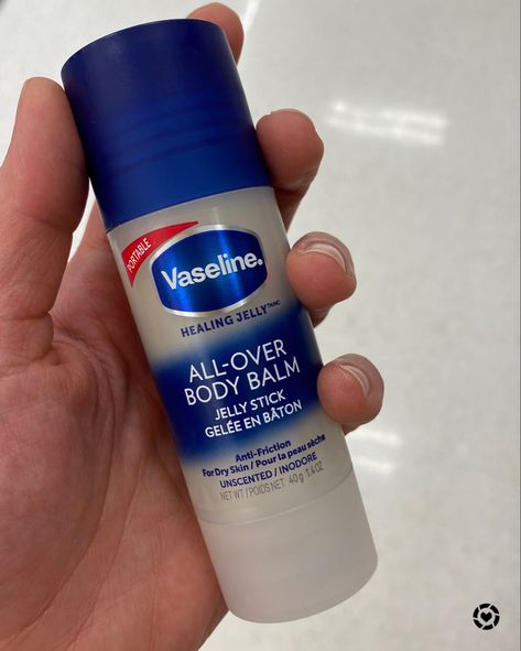 Vaseline all over body balm stick is a MUST have for runners dealing with chaffing! Perfect for chaffing between the thighs & underarms. #skincare #LTKbeauty #LTKfit #LTKunder50 #liketkit @liketoknow.it http://liketk.it/2S2tR Vaseline Balm Stick, Vaseline All Over Body Balm, Vaseline Body Balm, Vaseline All Over Body Balm Jelly Stick, Slugging With Vaseline, Vaseline Stick, Vaseline Petroleum Jelly, Body Hygiene, Pretty Skin Care