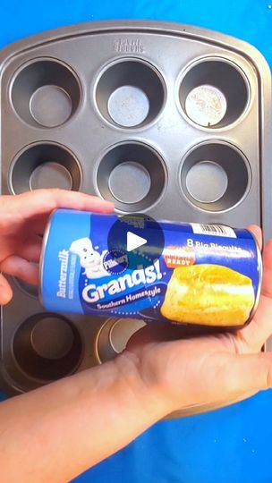 28K views · 233 reactions | So easy and good!  Fast too! | So easy and good!  Fast too!

This original video was produced by Network Media, LLC and James B. | By James B | Let's go ahead and start with a
can of refrigerator biscuits. Wait for it. Wait for it. You
know I love it. Yes. We're going to spray our
muffin pan with pan or other kind of cooking spray just to
make sure that nothing sticks today, okay? Now, then we're
going to take these biscuits, each one of em and split them
in half and put em in each one of our muffin cups here, okay?
Great. Now, the first step of this is just to get those into
the cups. We need to make sure that we separate each one of
these and put em in and that we just kind of get started on
exactly the kind of thickness that we want from our dough as
is they' Meals In A Cup, Refrigerator Biscuits, Muffin Top Pan, Taco Bell Mexican Pizza, Biscuit Cups, Easy Biscuit Recipe, Taco Cups, Spicy Tacos, Taco Seasoning Packet