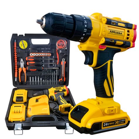 Original Li-ion battery machine Power Drills portable electrical 24v charger cordless drill set Max Super impact drill https://m.alibaba.com/product/1600223973331/Original-Li-ion-battery-machine-Power-Drills.html?__sceneInfo={"cacheTime":"1800000","type":"appDetailShare"} Drill Machine, Guy Best Friends, Drill Set, Office Furniture Design, My Prince Charming, Cordless Drill, Li-ion Battery, Mua Sắm, Power Drill